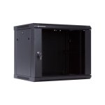 Komutacinė pakabinama spinta 19" 15U 600x600x769 (juoda, nesurinkta)