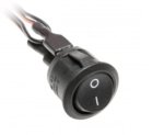 Įmontuojamas jungiklis GTV AE-WLC01-20 (juodas, 12V)