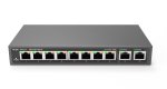 10 prievadų komutatorius Ruijie Reyee RG-ES110D-P (Nevaldomas, 8 x PoE+)
