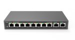 10 prievadų komutatorius Ruijie Reyee RG-ES110D-P (Nevaldomas, 8 x PoE+)