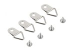 LED panelių 60x60 tvirtinimo komplektas GTV ZM-HOOK4-BK-00 (4 vnt.)