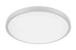 ATOL LED lubinis šviestuvas (32W, 2560lm, 4000K, sidabrinis, apvalus) GTV LD-ATOL32W-NW-02