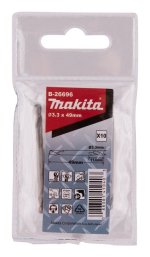 Dvigubas grąžtas metalui 3,3x49mm Makita B-26696 (darbinis ilgis 11mm)