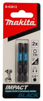 Atsuktuvo antgalis T40 Makita B-63812 (50mm, 2 vnt)