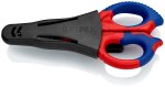 Kabelio kirpimo žirklės su plastikiniu dėklu KNIPEX 9505155SB (155mm)