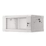 Komutacinė spinta 19'' pakabinama 4U 600x450x279mm (pilka, nesurinkta, IP20) ASP2-6404