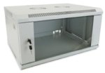 Komutacinė spinta 19'' pakabinama 12U 600x450x635mm (pilka, surinkta, IP20) AWM2-6412