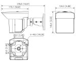 Dahua Bullet IPC-MFW5241T2-E3-ASE (3×2MP, F3.6–12–25mm, WizMind, IR+LED iki 100m)