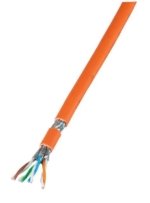 EFB Infralan ryšio kabelis S/FTP 7 (oranžinis, 1m., 1000m būgnas)