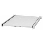 Ištraukiama lentyna 19'' spintai 1U 600mm A-HDB60G (su bėgeliais, pilka)