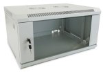 Komutacinė spinta 19'' pakabinama 4U 600x450x279mm (pilka, surinkta, IP20) AWM2-6404