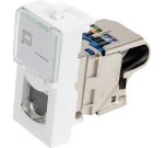 RJ45 lizdas LK-FP176B-S-C6A (Cat6A, STP, 22.5x45mm)