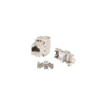 RJ45 lizdas LK-2015-CAT6A (Cat6A, FTP, 180°)