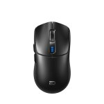 Kompiuterinė pelė Cudy MS9891 (juoda, belaidė, 2.4GHz, Bluetooth, Tri-Mode)