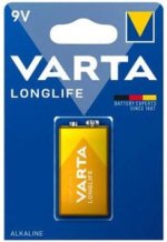 Varta Longlife baterija 6LR61/6LF22 (9V, šarminė, Krona)