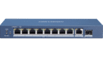 Hikvision 10 prievadų 8 PoE prievadų komutatorius DS-3E0510P-E/M