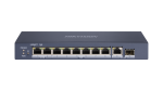 10 prievadų, 8 PoE prievadų komutatorius Hikvision DS-3E0510HP-E