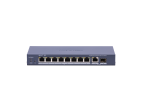 Hikvision 10 prievadų 8 PoE komutatorius DS-3E0510P-E(B)