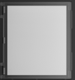 Informacinis modulis SP praėj. sist. Hikvision DS-KD-INFO (tuščias modulis su galimybe užrašams)