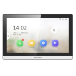SP telefonspynės monitorius Hikvision DS-KH6350-TE1 (Juoda su balta apačia)