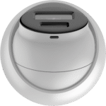 Hikvision dome DS-2CD1327G2-L F2.8 (balta, 2 MP, 30 m. LED, ColorVu)
