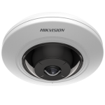 Hikvision fisheye DS-2CD2955G0-ISU (balta, 5 MP, 8 m. IR)