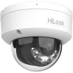 HiLook dome IPC-D180HA-LU F2.8 (balta, 8 MP, 30 m. IR, 30m. LED, Hybrid Light)