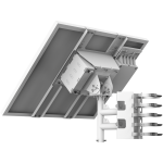 Saulės panelė Hikvision DS-2XS6K02-C36S80 (su baterija, 360Wh, 80W, IP66)