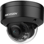 Hikvision dome DS-2CD2187G2H-LISU F2.8 (juoda, 8 MP, 30 m. IR; 30 m. LED; Hybrid Light)