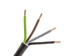 Elpar CYKY 5x2.5 mm2 juodas jėgos kabelis (100 m, monolitinis, 450/750V)