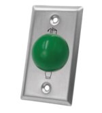 Praėjimo sistemos mygtukas K-SM50 (siauras, EXIT, žalias)