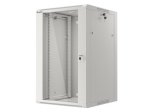 Komutacinė spinta 19'' pakabinama 18U 600x600x901 (RAL7035, surinkta)