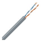 LAN tinklo kabelis ECG UTP 6 (vidaus, PVC, Eca, 305m, 23 AWG/0.54mm)