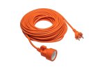1 lizdo ilgiklis (oranžinis, 30m, IP20, 10A, 2x1.0) GTV AE-POGRODUN-30