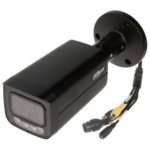 IP kamera Dahua Bullet IPC-HFW2849T-AS-IL-0360B (Juoda, 8MP 4K, 3.6mm 87°, IR + LED 30m, IP67, PoE)