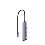 Adapteris CUDY UH405 (USB-C į 3x USB-A, 1x USB-C, 1x HDMI)