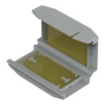 Gelinė sujungimo dėžutė Wago 207-1372 (IPX8, 32,7x17,8x56,9 mm, pilka)