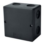 Hermetinė paskirstymo dėžutė Kopos KSK 100_FA (juoda, 101x101x63mm, IP66, UV atspari)