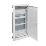 Hager 60 mod. multimedia skydelis metalinėmis durelėmis Hager VOLTA3 VU60NWB