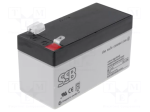 Akumuliatorius (AGM) SSB SB (1.3Ah, 12V, F1, VRLA)