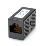 Sujungimas UTP kabeliui RJ45-RJ45 Cat6 In-Line LK-1006-Cat6 (juodas)