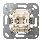1 kl. mygtuko mechanizmas JUNG 531U (10A/250V)