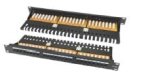 Komutacinė panelė 19" 1U UTP Cat6A LK-5008-Cat6A (24 prievadai, su kabelių laikikliu)