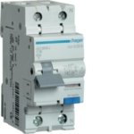 Srovės nuotėkio relė su automatiniu jungikliu Hager AD966J (2P, 16A, C, AC tipo, 1P+N, 6kA)