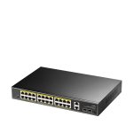 24 prievadų komutatorius CUDY GS1026PS2 (Nevaldomas, PoE)