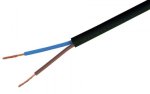 Lietkabelis OMY kabelis BVV-LL 2x2.5mm2 (juodas, 100m)