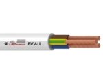 Lietkabelis OMY kabelis 2x1.5mm2 (juodas, 100m)