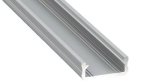 Aliuminis paviršinis profilis Lumines LED juostoms D (pilkas, 2m)