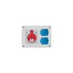 PawBol B.1602-S R-BOX plastikinis skydelis (2x250V 1x16A/5P)