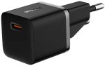 Sieninis įkroviklis BASEUS CCGN050101 (GaN5 mini, 20W, USB-C, QC3.0, juodas)